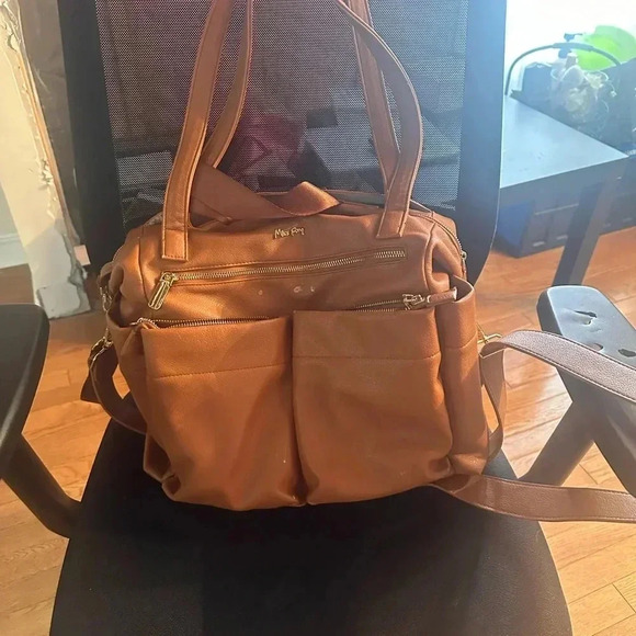 Diaper Bag Tote By miss fong Baby Bag Leather Diaper Bag - Picture 3 of 6